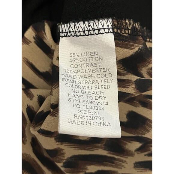 Bad Little Country Girl Short sleeve Aninal Print Casual Tunic Women’s XL - Picture 6 of 6